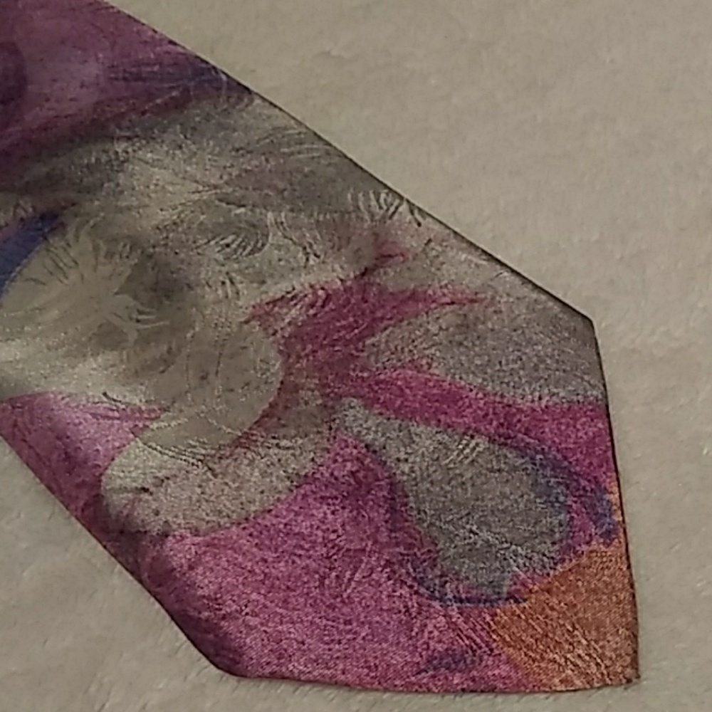 2/$10 Tex Tan Tie l Watercolor Tie l Mens Tie